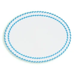 Cora Placemat And Napkin Set In Blue