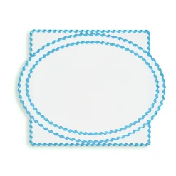 Cora Placemat And Napkin Set In Blue