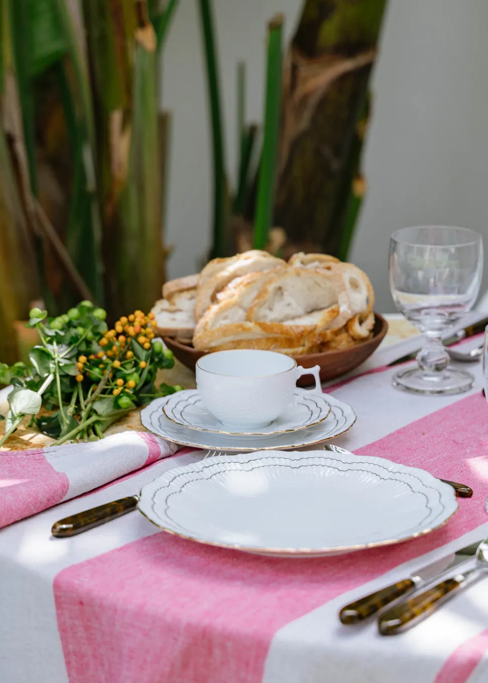 Coral Bread Plate