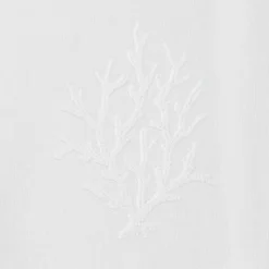 Coral Knot White Hand Towel