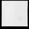 Coral Knot White Napkin