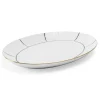 Coral Oval Serving Tray