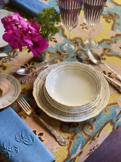 Coral Soup & Pasta Plate