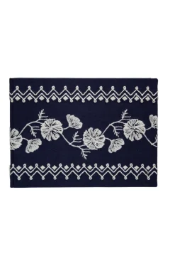 Cosmo Guest Book in Navy Stripe
