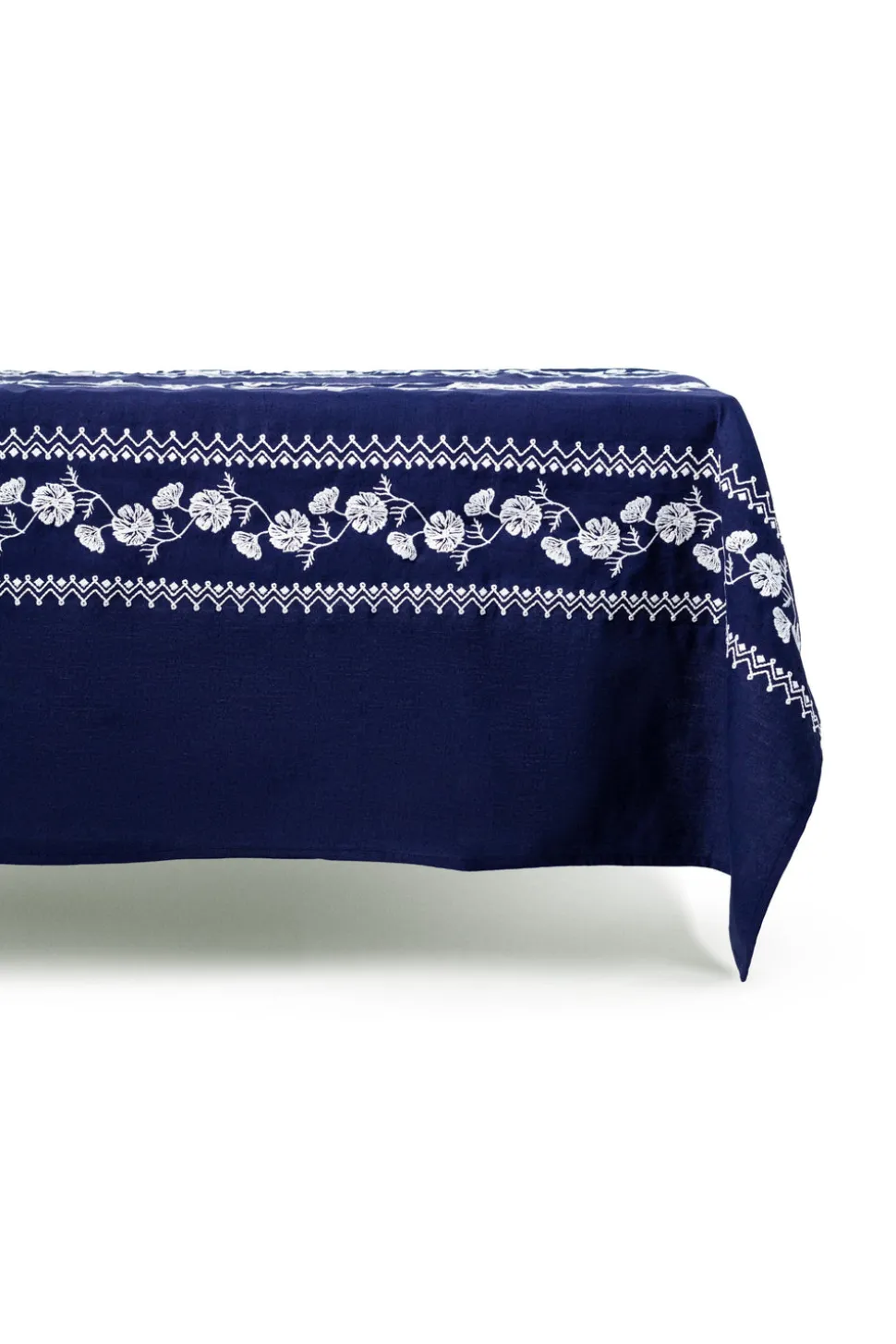 Cosmo Rectangular Tablecloth in Navy