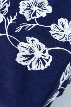 Cosmo Rectangular Tablecloth in Navy