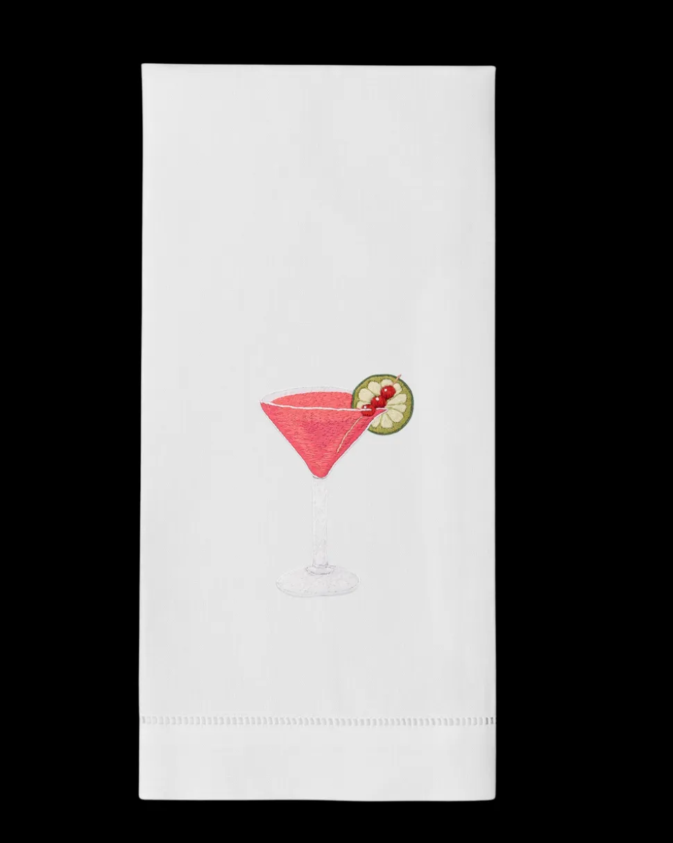 Cosmopolitan Cocktail Hand Towel