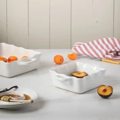 Costa Nova Cook & Host Collection Square Baker 10" in White