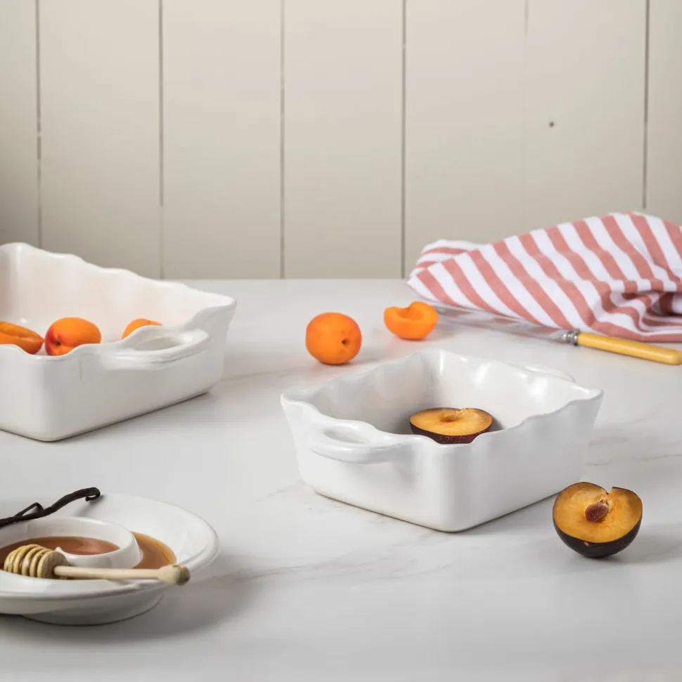 Costa Nova Cook & Host Collection Square Baker 10" in White