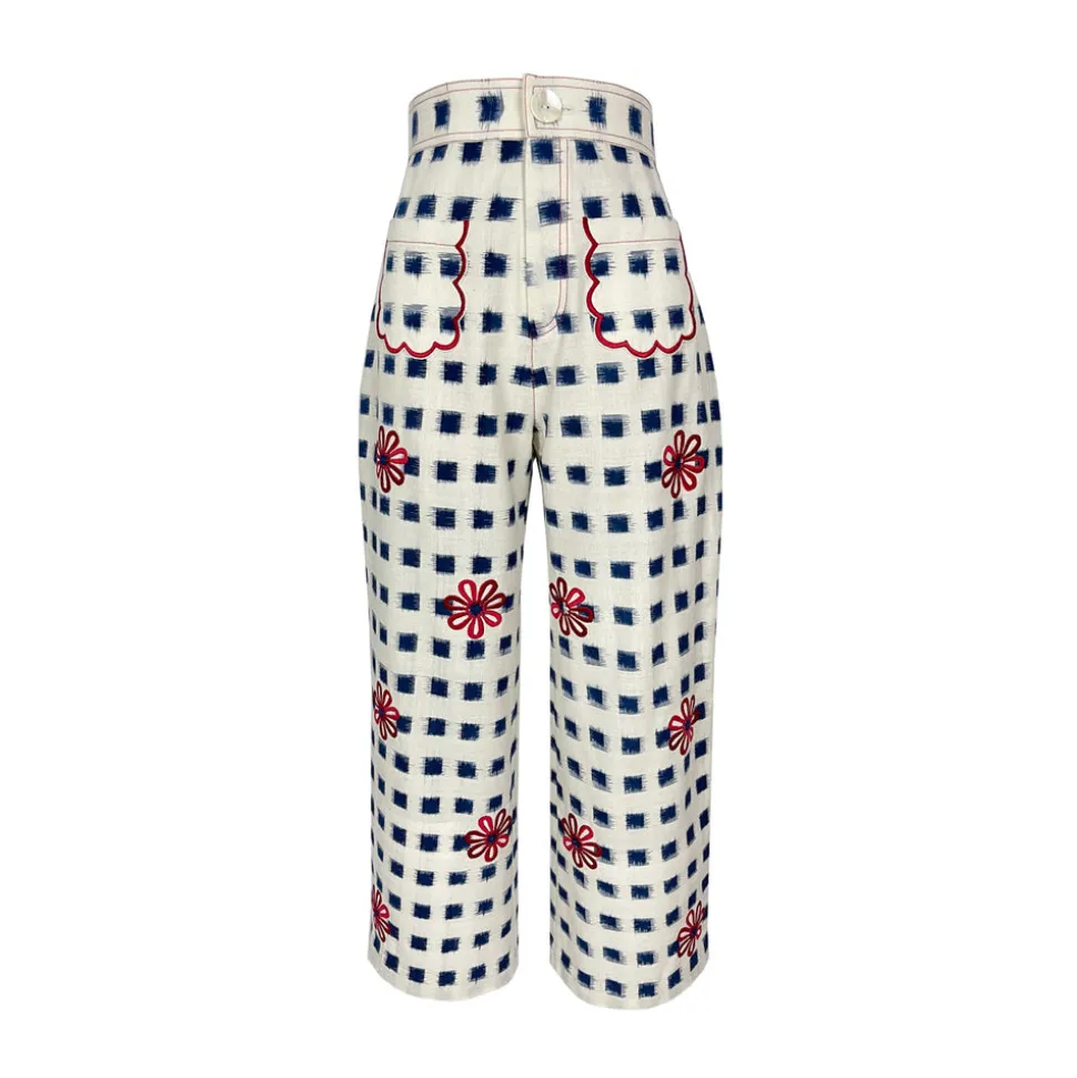 Costal Check Trousers