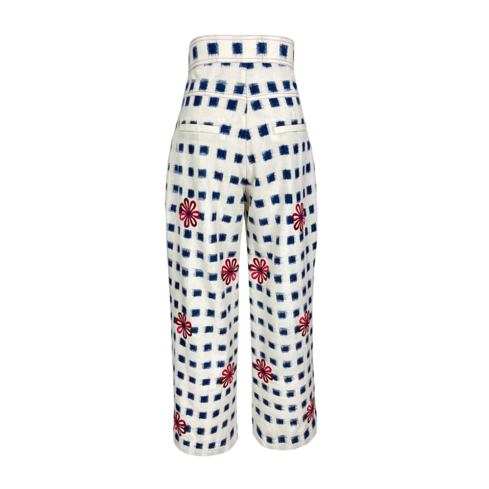 Costal Check Trousers