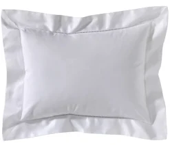 Cotton Percale Boudoir Pillow Cover, Personalized