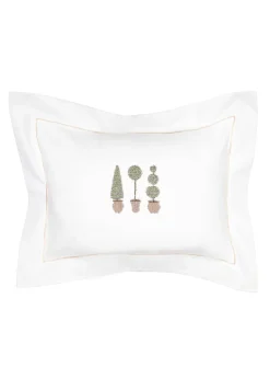Cotton Percale Boudoir Pillow Cover