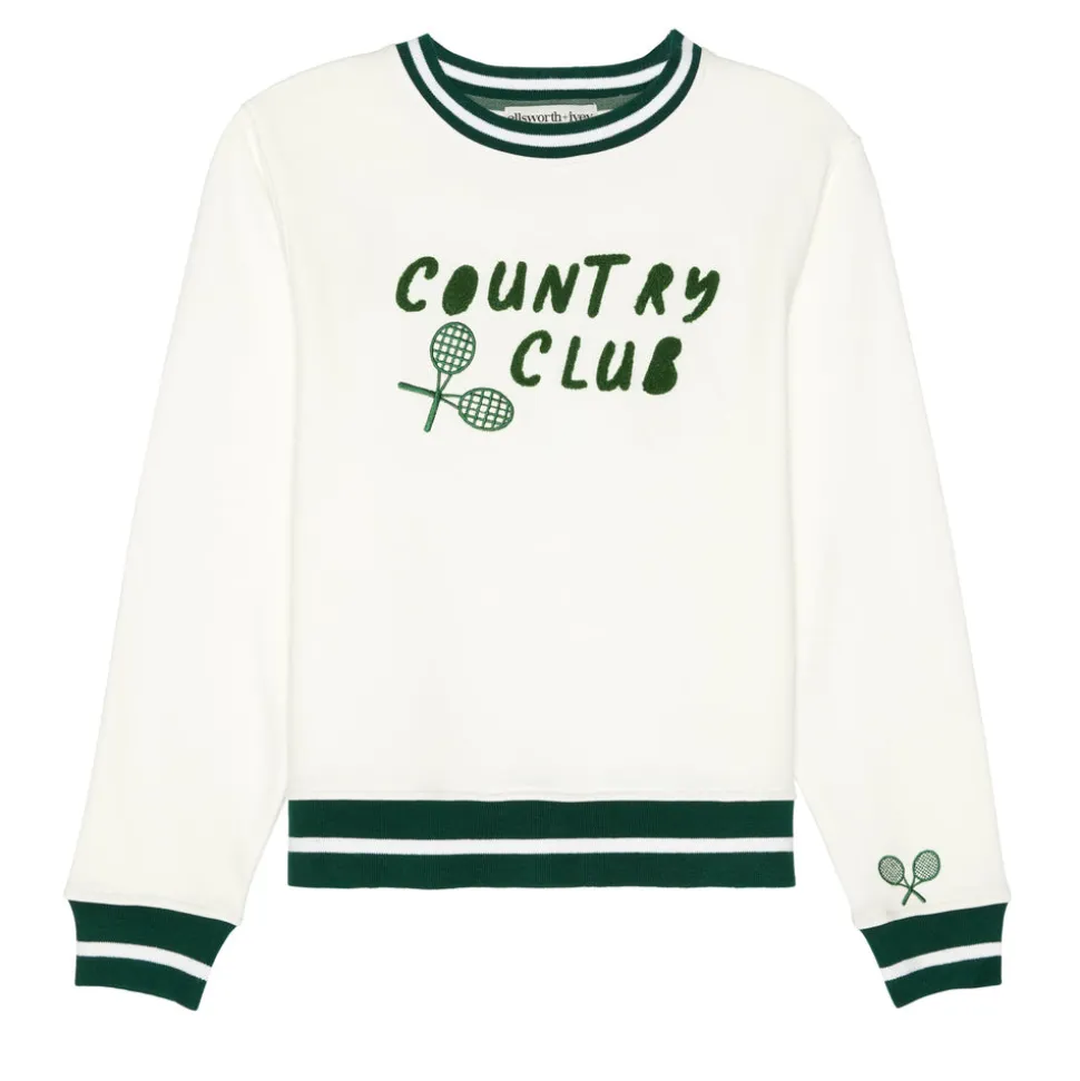 Country Club Sweatshirt in Cream