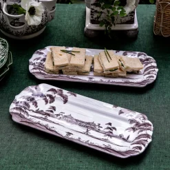 Country Estate 15" Hostess Tray in Flint Grey