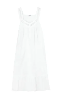 Courtney White Cotton Nightgown