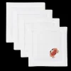 Crab Modern Cocktail Napkin Set