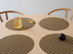 Crane Round Placemat in Honey