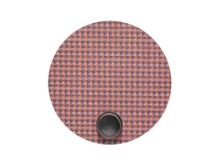 Crane Round Placemat in Raspberry