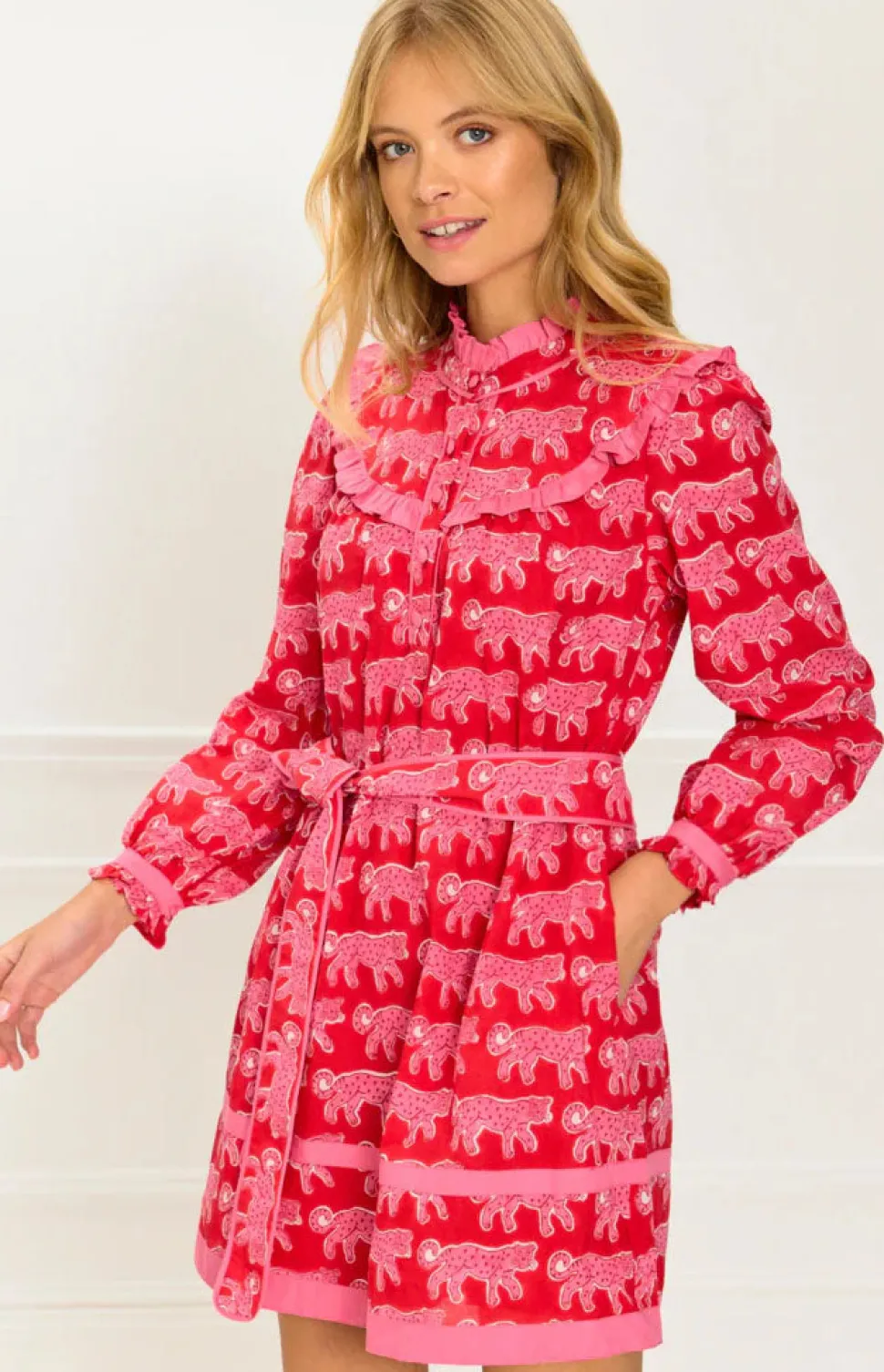 Crimson Leopard Bianca Mini