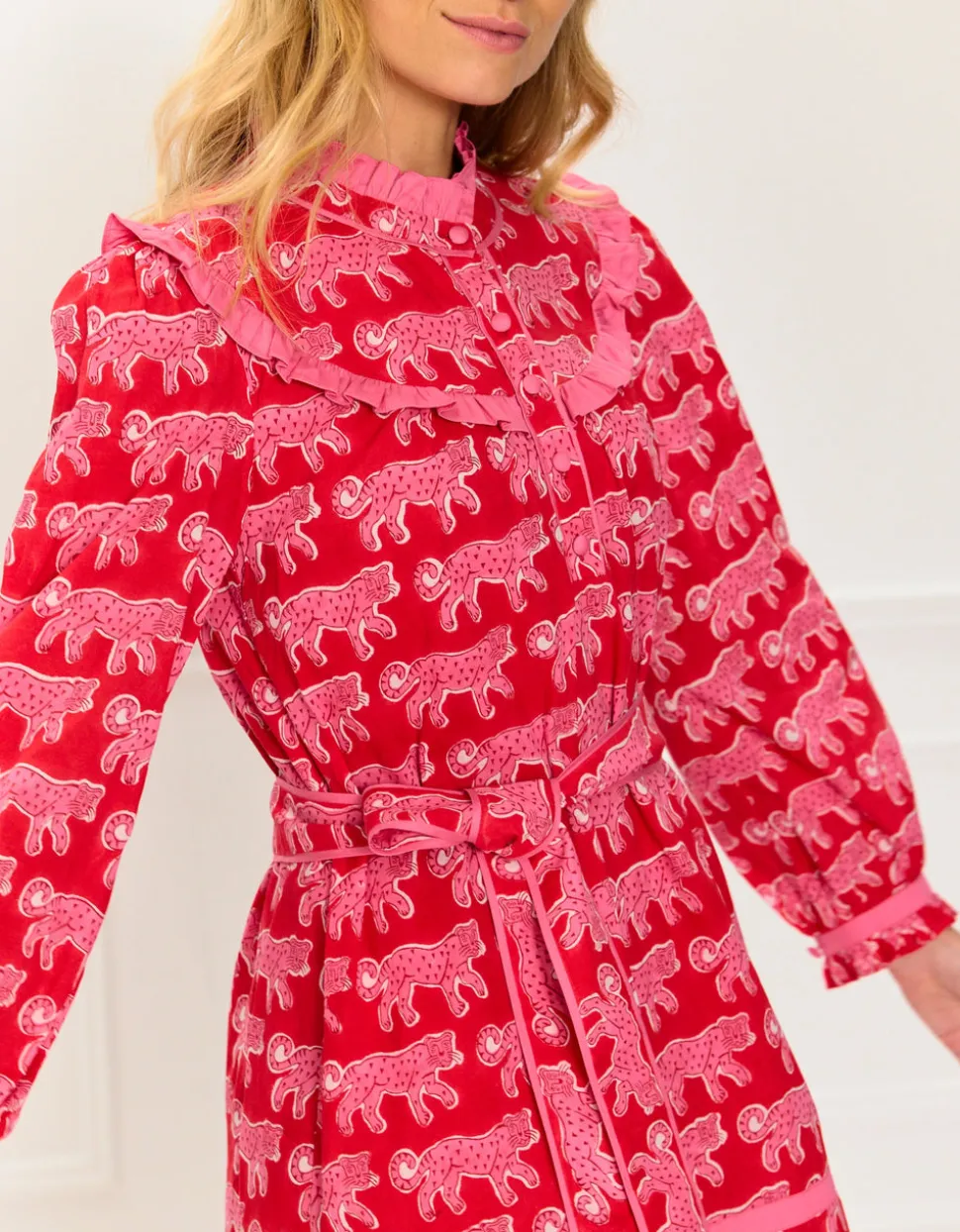 Crimson Leopard Bianca Mini