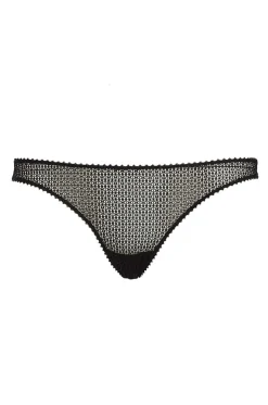 Crochet Thong in Black