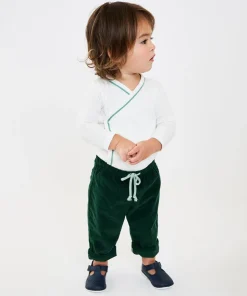 Crossbody One-Piece in Seafoam Piping