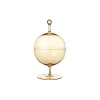 Crystal Candy Dish III. In Gold Lustre