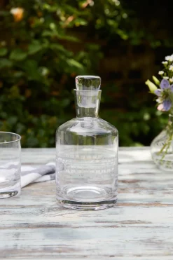 Crystal Decanter with Ovals Design