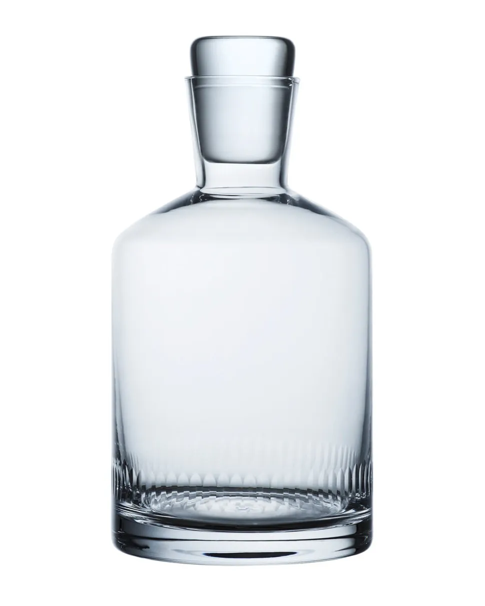 Crystal Decanter with Spears Design