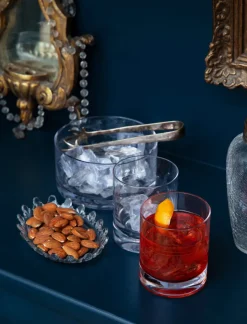 Crystal Ice Bucket with Lens Design