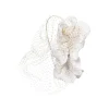 Crystal Orchid Voilette in Cream