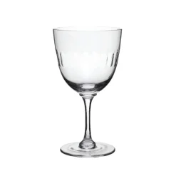 Crystal Wine Glasses with Lens Design