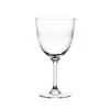 Crystal Wine Glasses with Bands Design