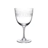 Crystal Wine Glasses with Ovals Design