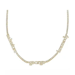 Custom Name Tennis Necklace
