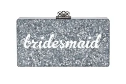 Custom Slim Jean Clutch in Confetti
