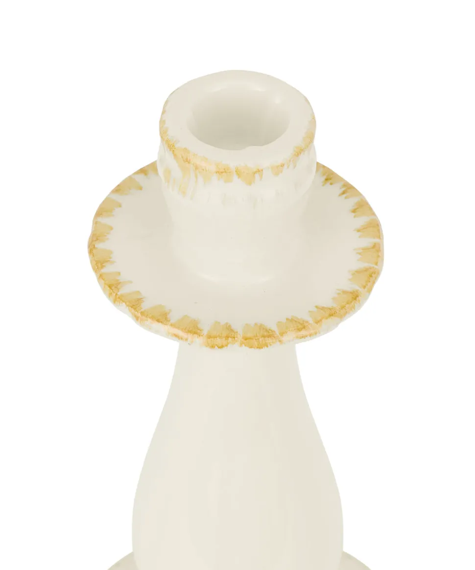 Daisy Candlestick in Mustard