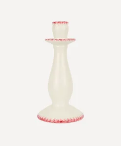 Daisy Candlestick in Raspberry