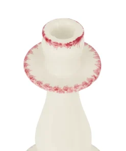 Daisy Candlestick in Raspberry