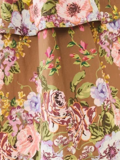 Daisy Dress in Caramel Victorian Floral