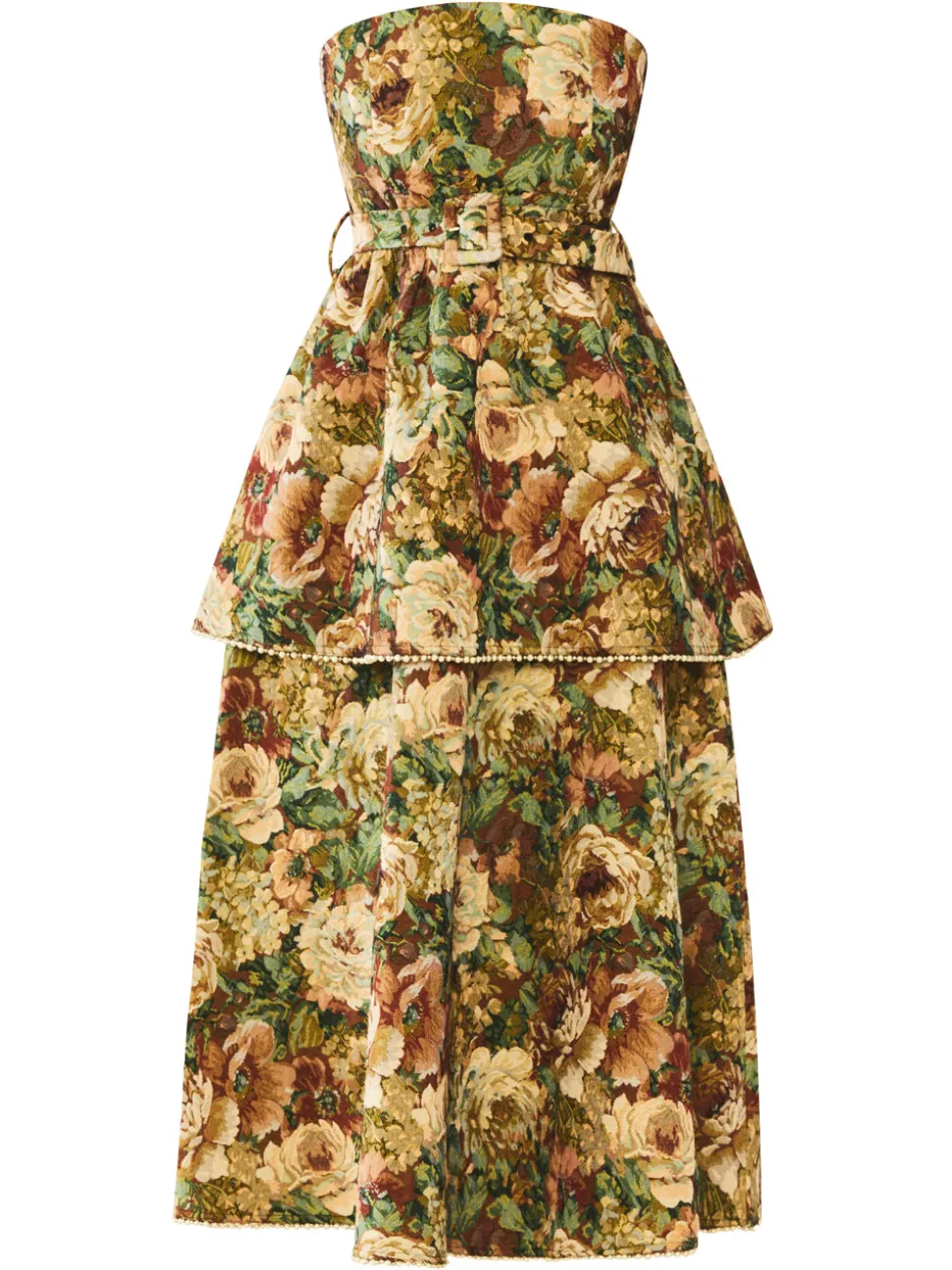 Daisy Dress in Flora Floral Jacquard