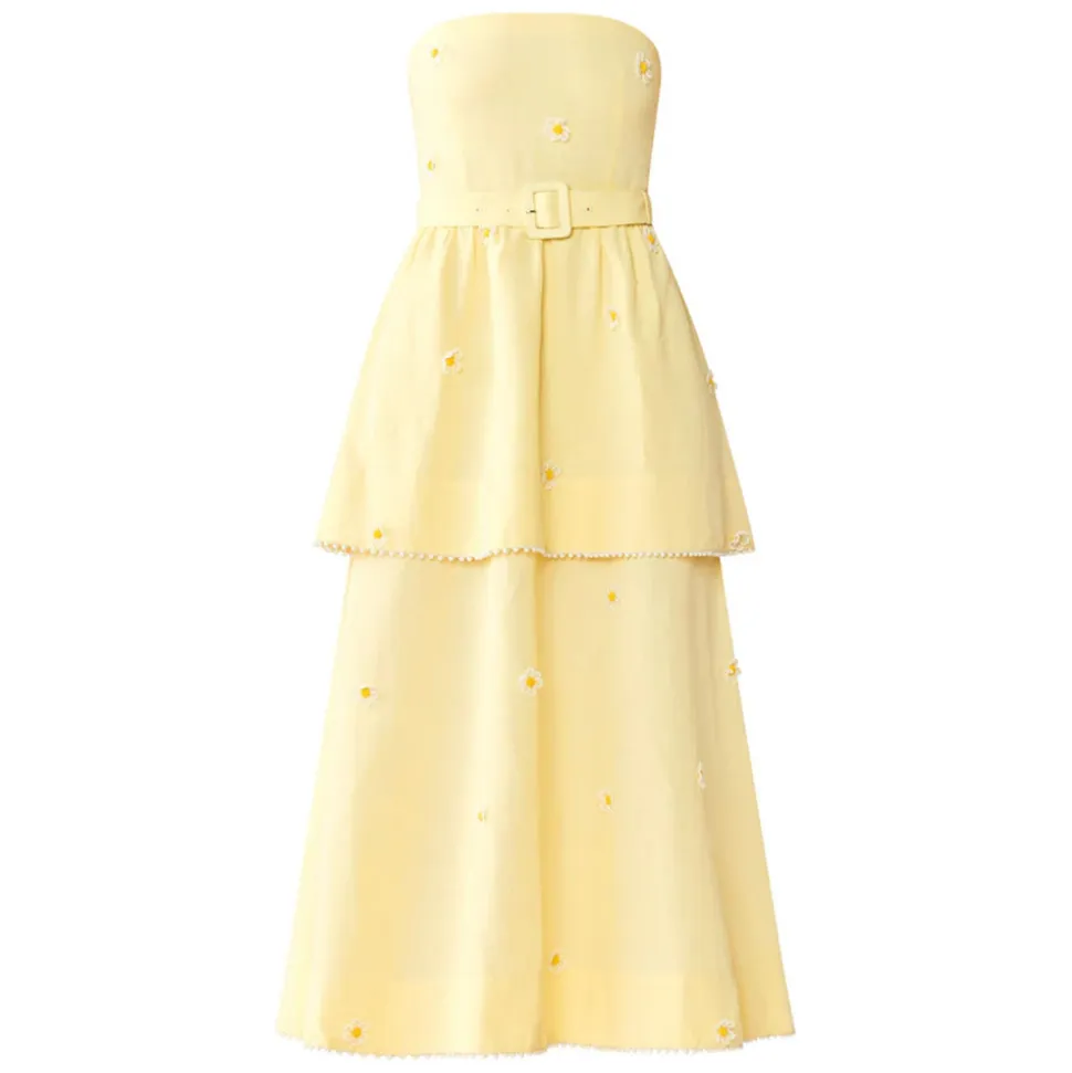 Daisy Dress in Soft Butter Yellow
