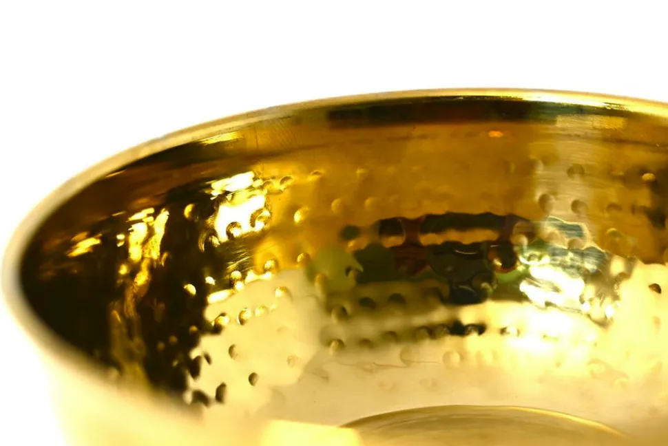 Dal Serving Bowl, Set of 4 in Hammered Stainless Steel