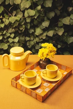 Damero Large Rectangular Tray