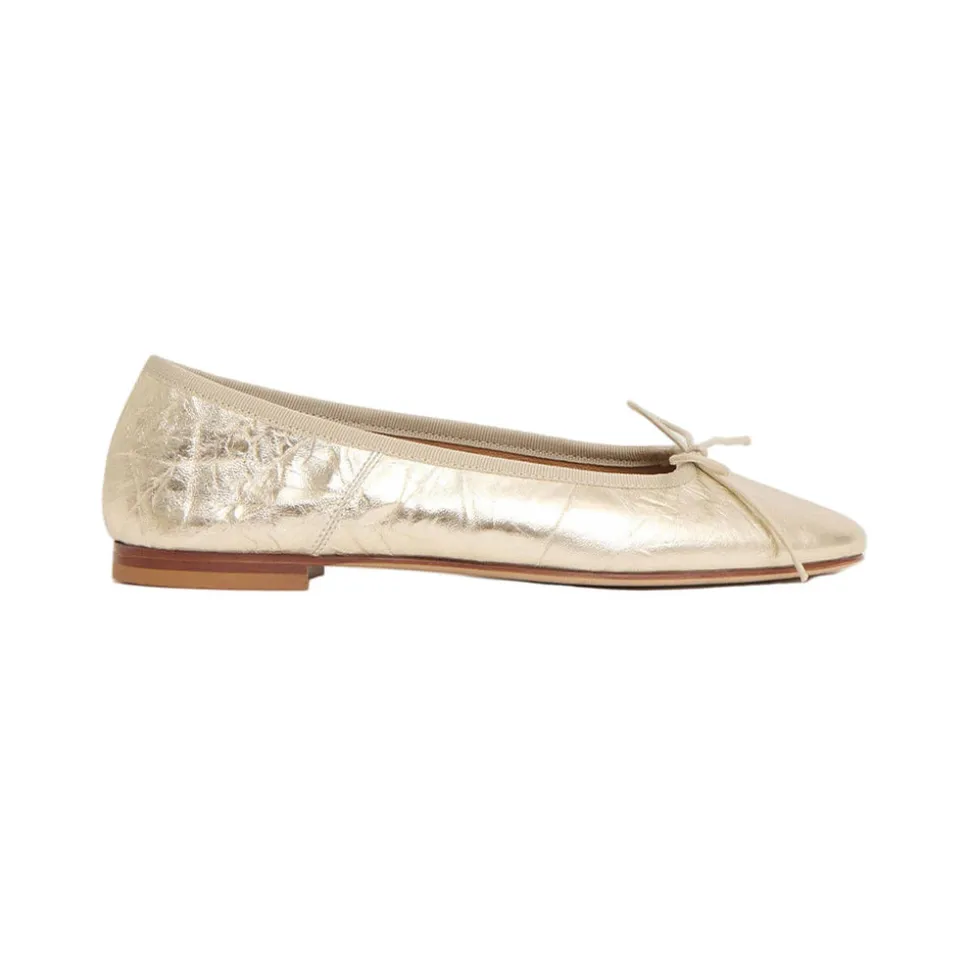 Dance Ballerina in Crinkled Gold