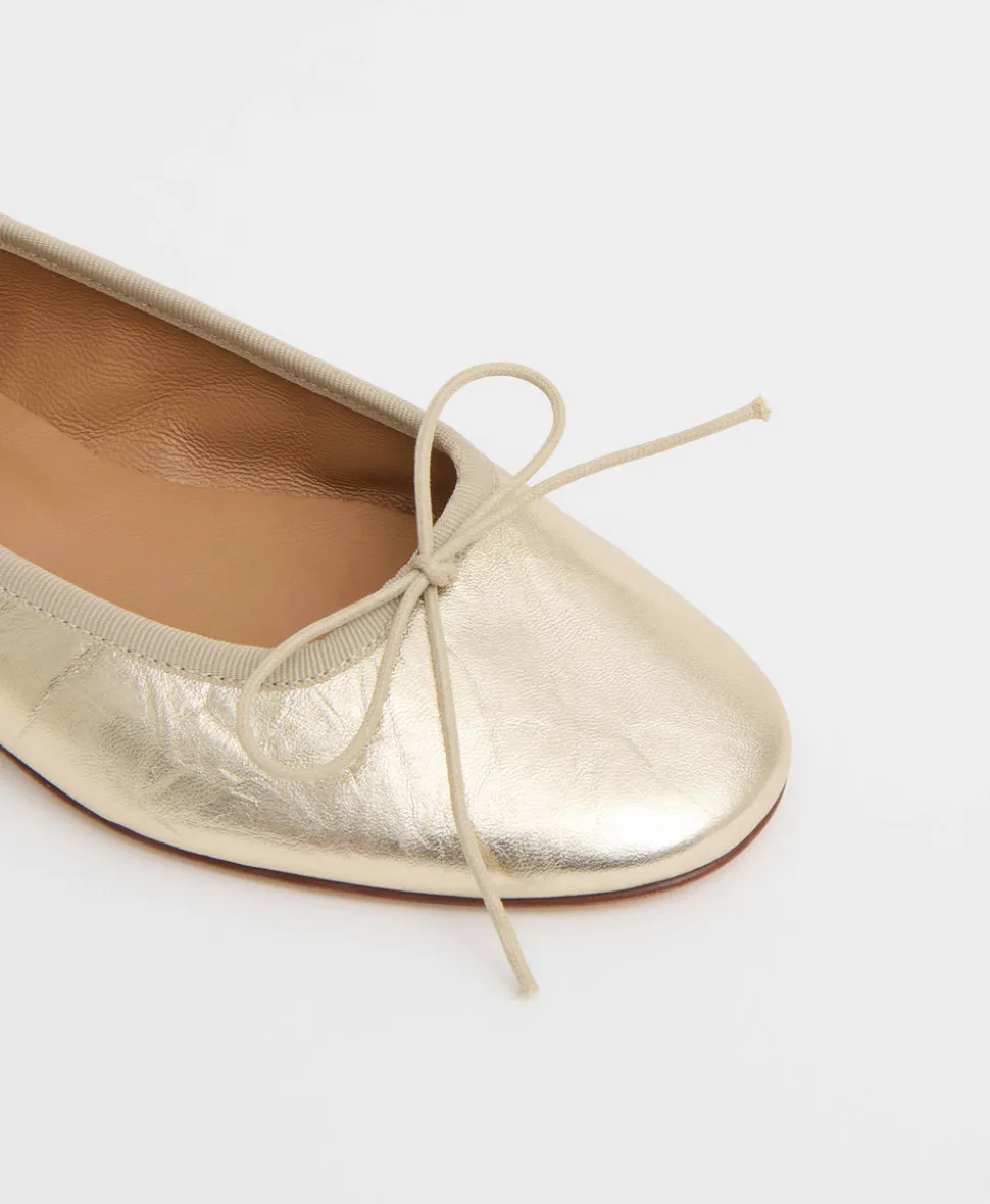 Dance Ballerina in Crinkled Gold