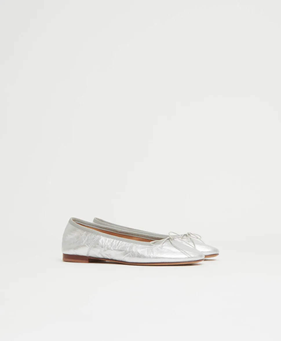 Dance Ballerina in Crinkle Silver