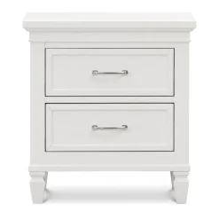 Darlington Assembled Nightstand in Warm White