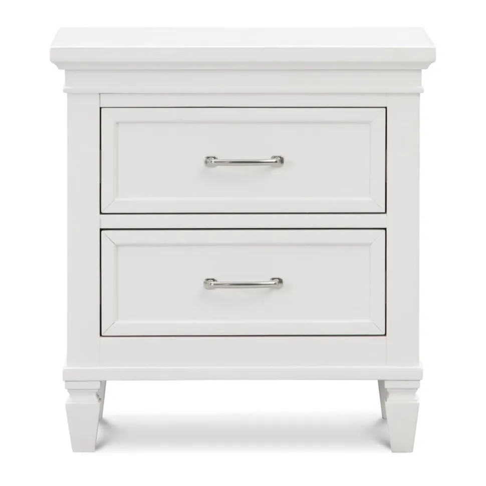 Darlington Assembled Nightstand in Warm White